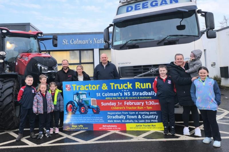 Laois school to host tractor run to raise funds for play area 
