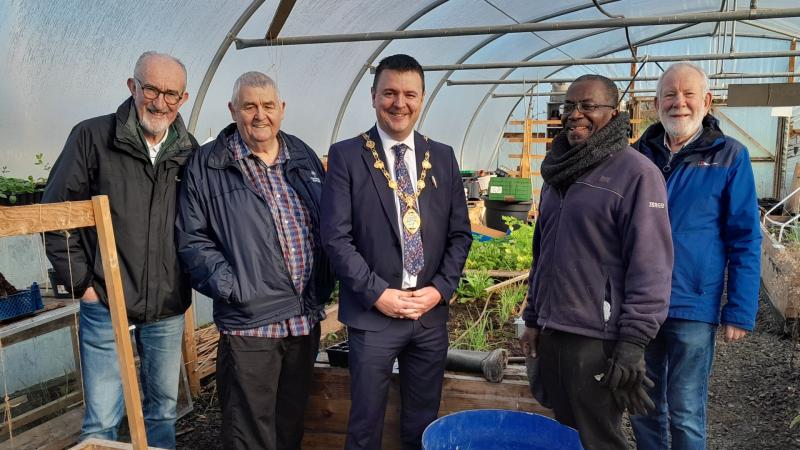 Mayor praises dedicated work of Eglinton Men&rsquo;s Shed