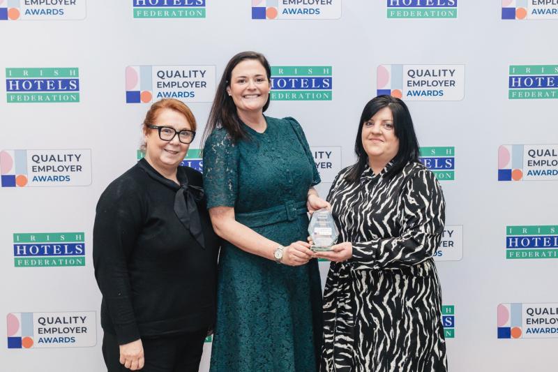 Three Kildare hotels named as outstanding employers at prestigious awards