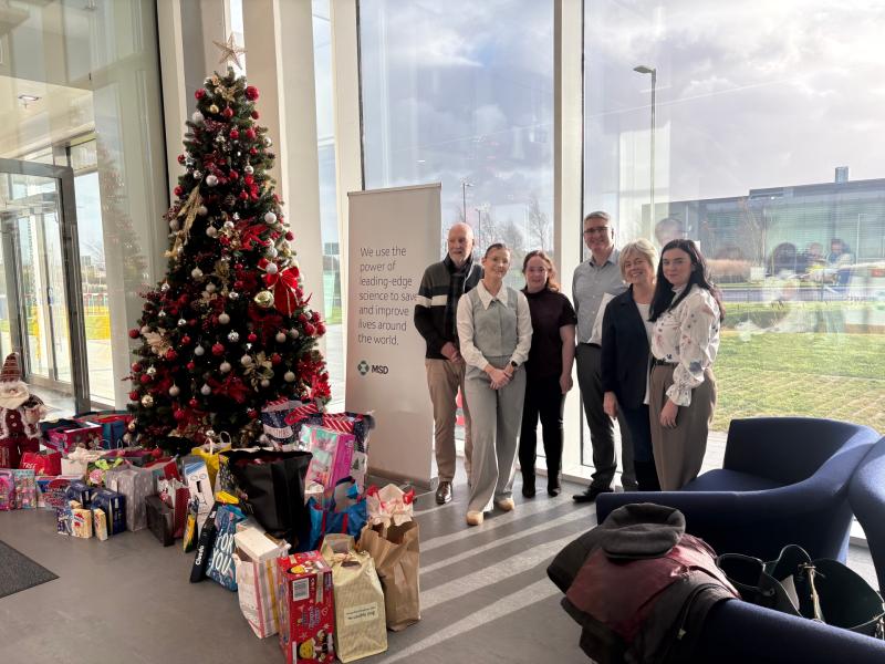MSD Dundalk employees share the gift of giving with St Vincent De Paul