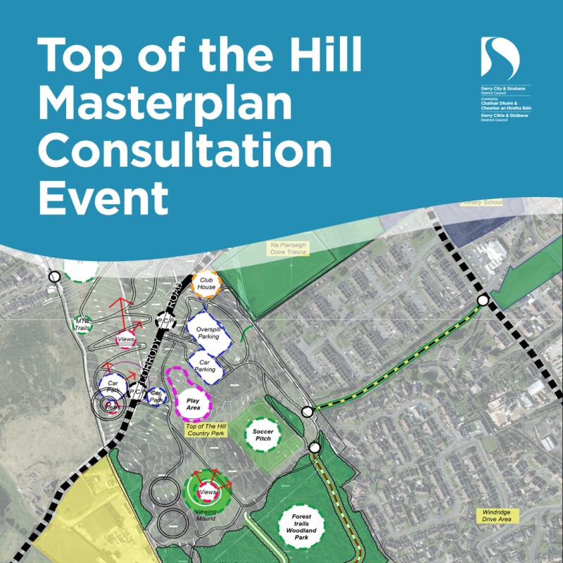 Derry's Waterside community invited to give views on Top of the Hill Masterplan