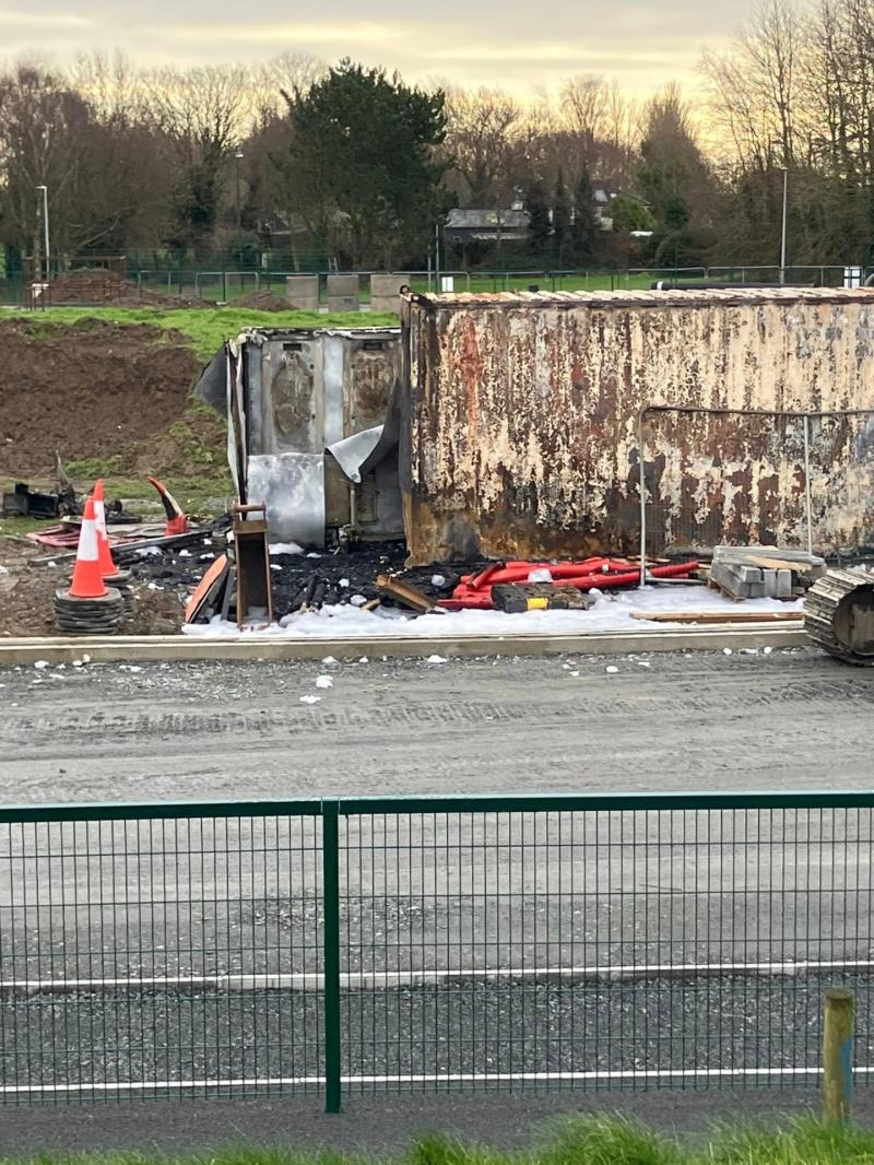 Early-morning blaze at Dundalk athletics park condemned 