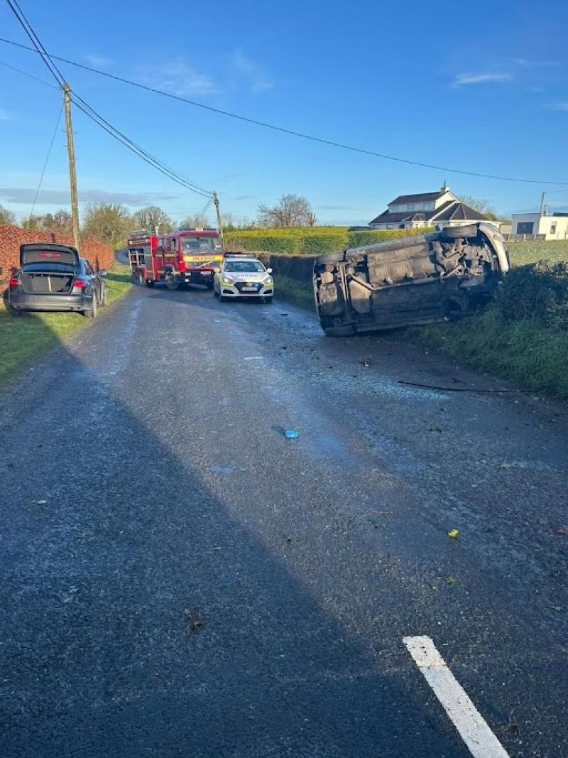 LIVE: Road closed as emergency services attend scene of a collision in Offaly
