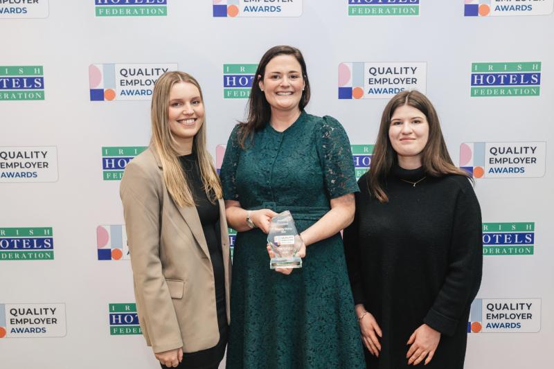 Outstanding employer awards presented to two hotels on Offaly