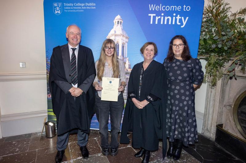 Laois students earn entrance awards to Trinity College following top results