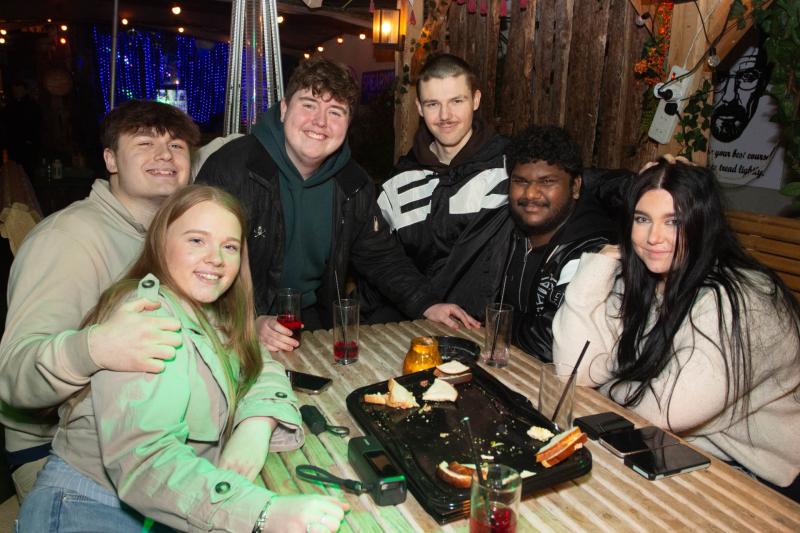 Birthday celebration on night on the town in Tullamore