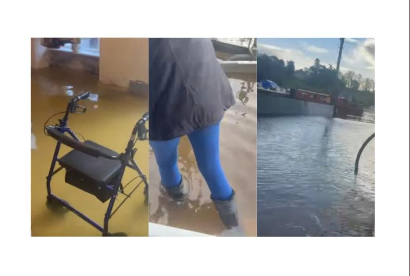 'God help her'- Shock in Kilkenny as elderly lady's home flooded during Storm Chandra