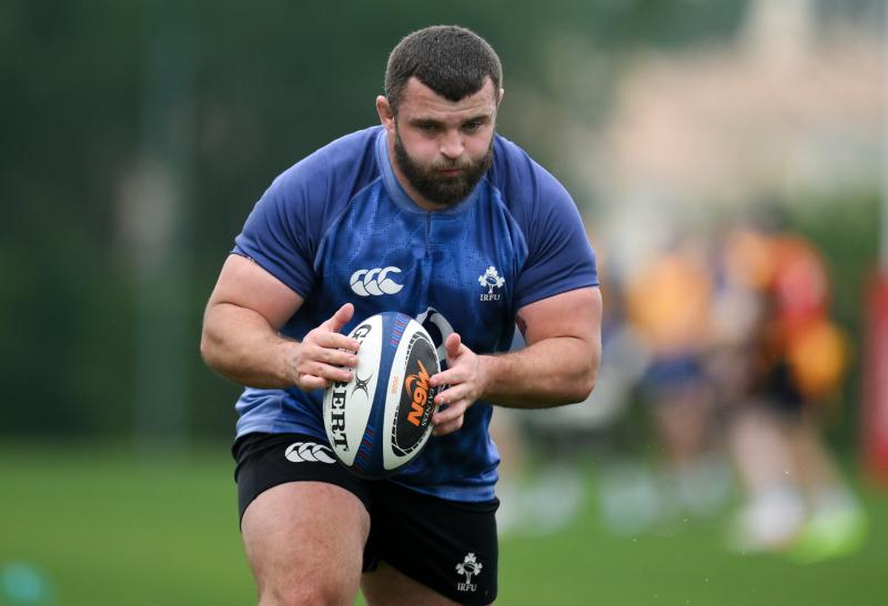 Offaly prop set for Six Nations debut as he is in matchday squad for Ireland's clash with France