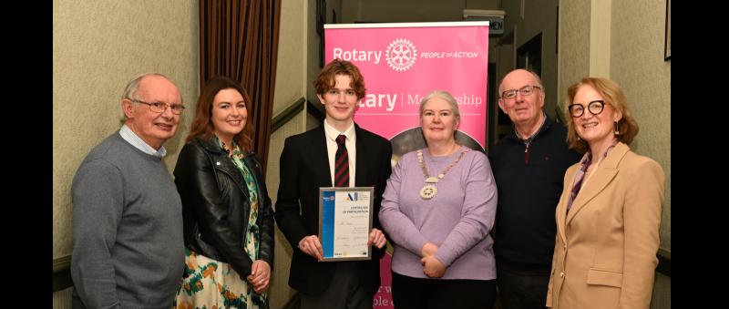 Tipperary student Sean Doverman delighted with opportunity to serve as MEP for a day