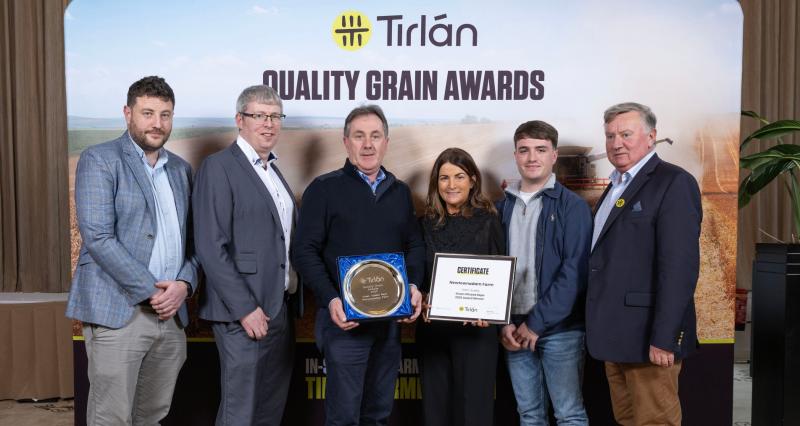 Tipperary farming couple honoured at&nbsp;Tirl&aacute;n Quality Grain Awards