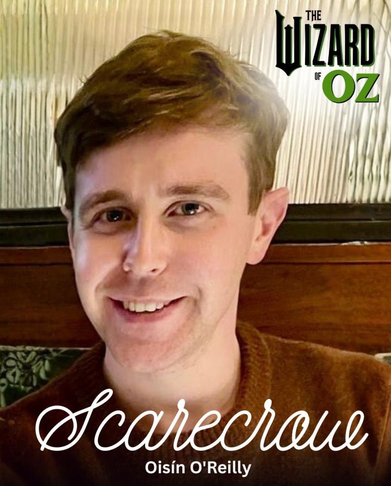 Oisin O&rsquo;Reilly the &lsquo;Scarecrow&rsquo; in Longford&rsquo;s St Mel&rsquo;s Musical Society production of &lsquo;The Wizard of Oz&rsquo; 