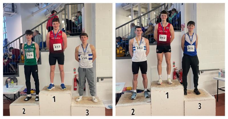 IN PICTURES: Gold medal success for Portlaoise Athletic Club at Leinster Indoors in Athlone