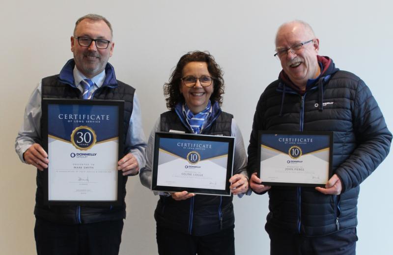 County Derry company honours long serving employees