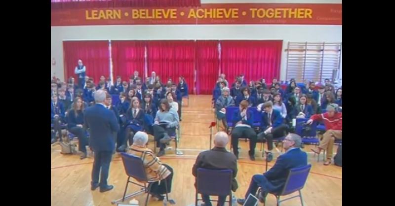 Derry&rsquo;s Oakgrove Integrated College hosts victims&rsquo; campaigner Raymond McCord.