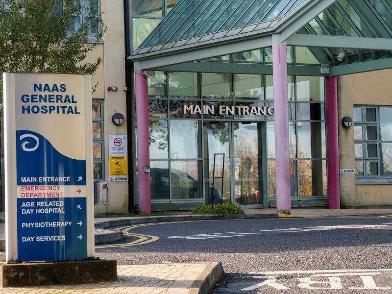 Not a single patient on a trolley at Kildare's main hospital today