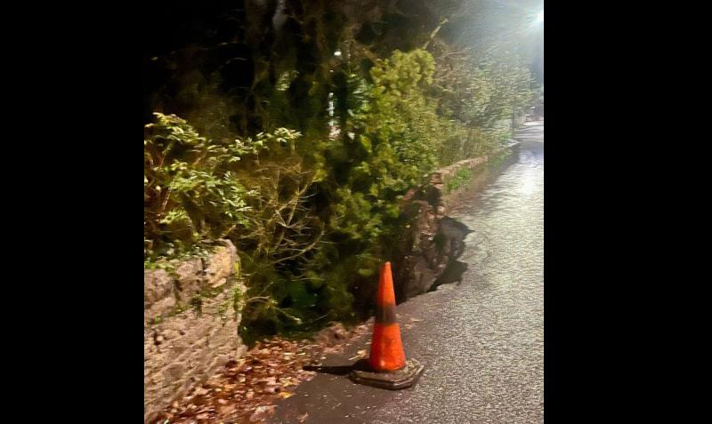 Repairs to begin on wall and road in Tipperary damaged by storm