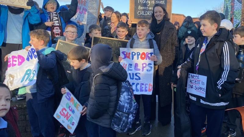 Major protest against SNA cuts in Buncrana next week, with huge crowd expected