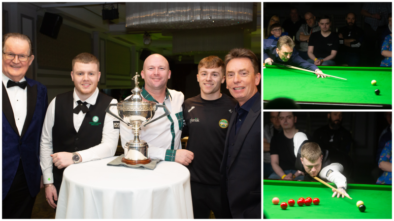 Fans treated to great night of Snooker as World Champion returns to Offaly for exhibition
