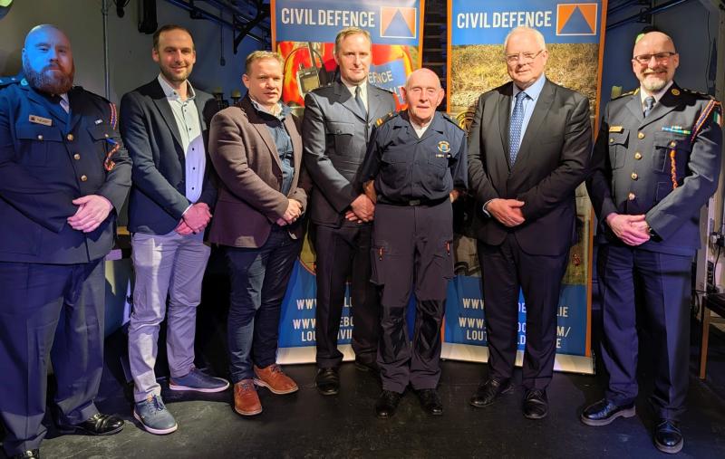 Louth Civil Defence Volunteers Honoured at Medal Presentation Ceremony
