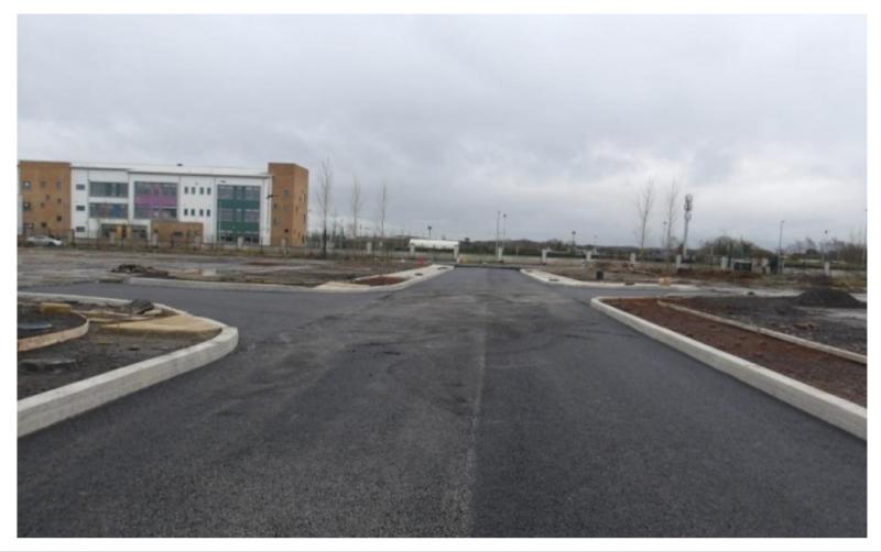 Progress being made on construction of business park on long vacant site in Laois