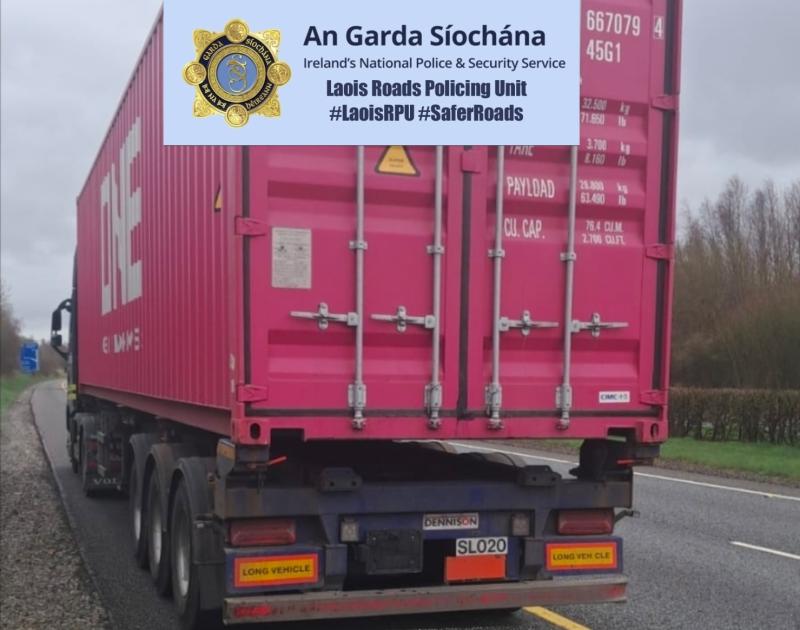Trucker arrested on suspicion of drink driving on M7 motorway in Laois
