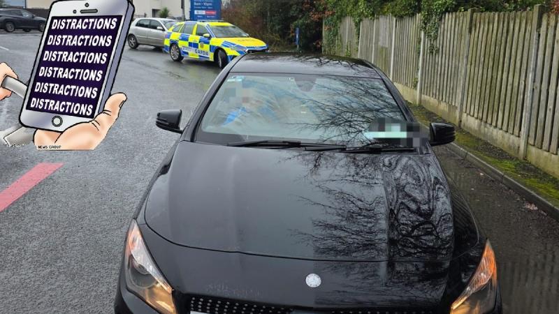 Driver fined after getting caught recording active garda incident in Kildare