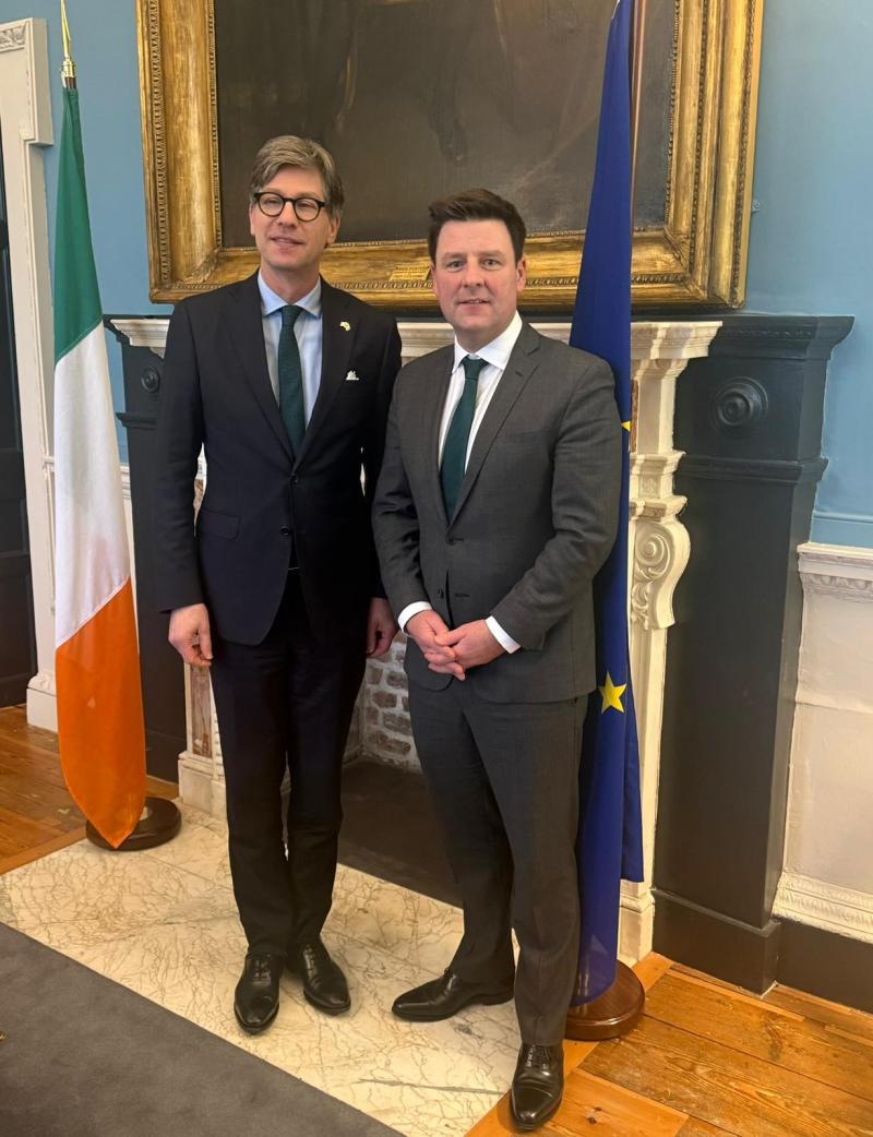 Belgian Ambassador invited to visit  Offaly ahead of EU Presidency