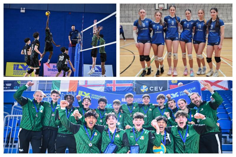 Laois school volleyball stars  continue to shine