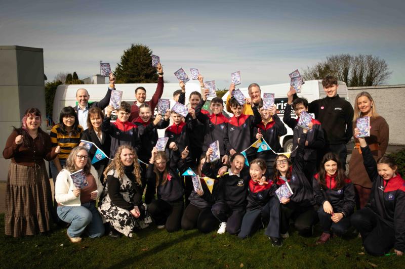 Louth school hosts national launch of Children&rsquo;s Books Ireland book-gifting programme