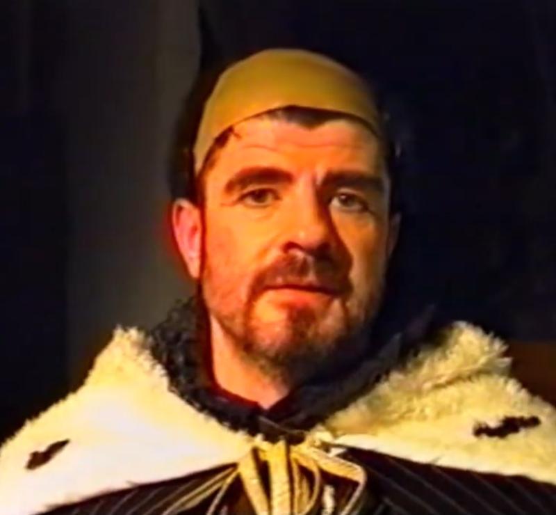 Longford theatrical veteran John Kelly reprising the role of the Wizard 33 years later 