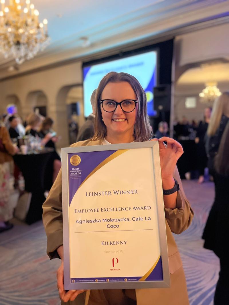 'It truly means the world' - Kilkenny resident takes home Employee Excellence Award