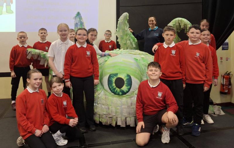 Derry pupils take on Wipezilla in NI Water&rsquo;s latest school challenge