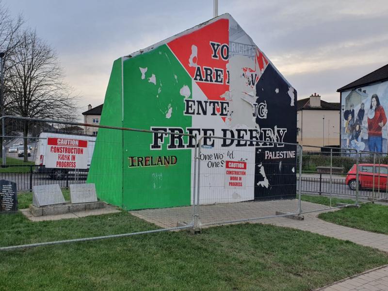 Fresh controversy over ownership and repair of Free Derry Wall