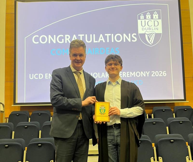 Bright Laois student secures third scholarship