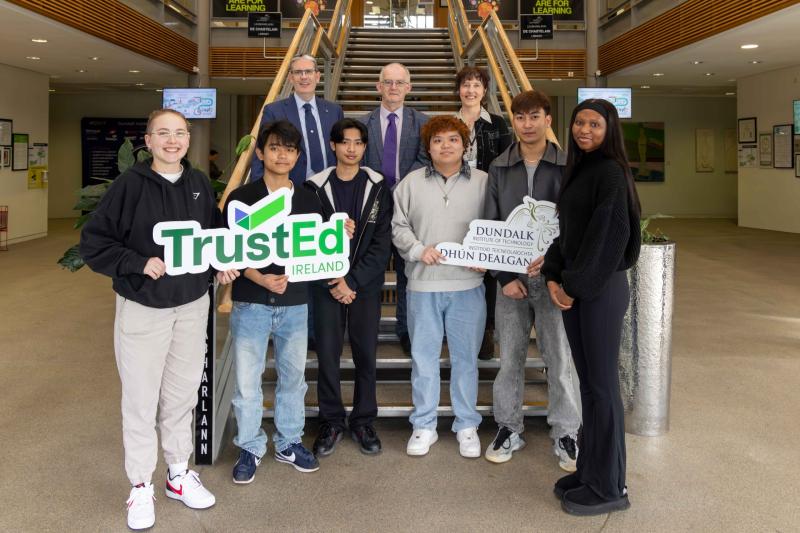 Dundalk IT receives National TrustEd Ireland Quality Mark for International Education