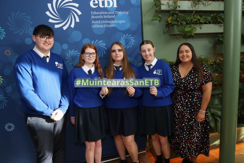 Laois students impress President Catherine Connolly at Irish language competition