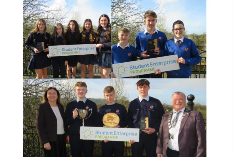 Amazing businesses created by Carlow secondary school students win top places