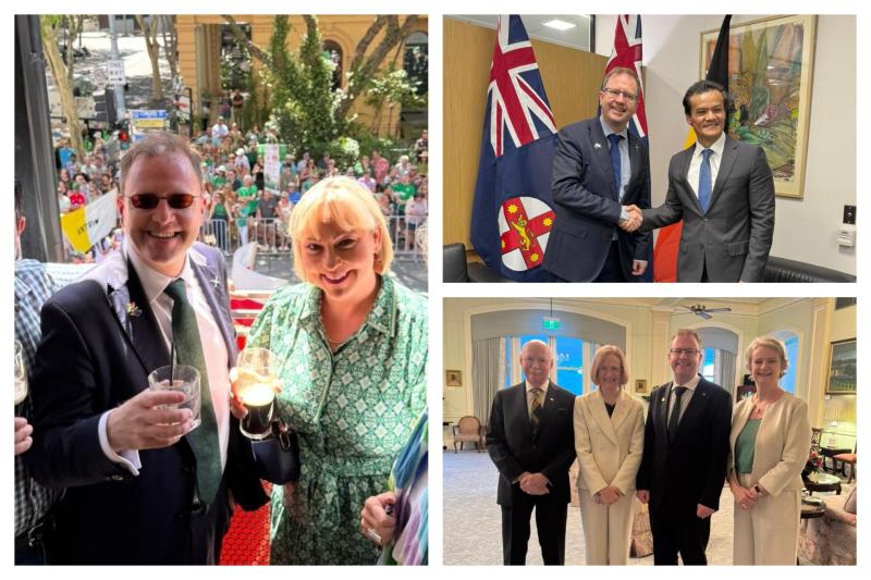 GALLERY: Kildare Minister visits Australia for St Patrick's Day 2026