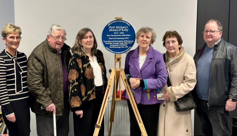 Unveiling of heritage plaque in Abbeyfeale