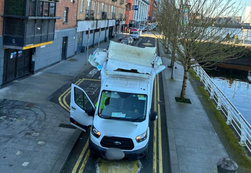 Limerick bridge struck by van driver for second time in just over two weeks