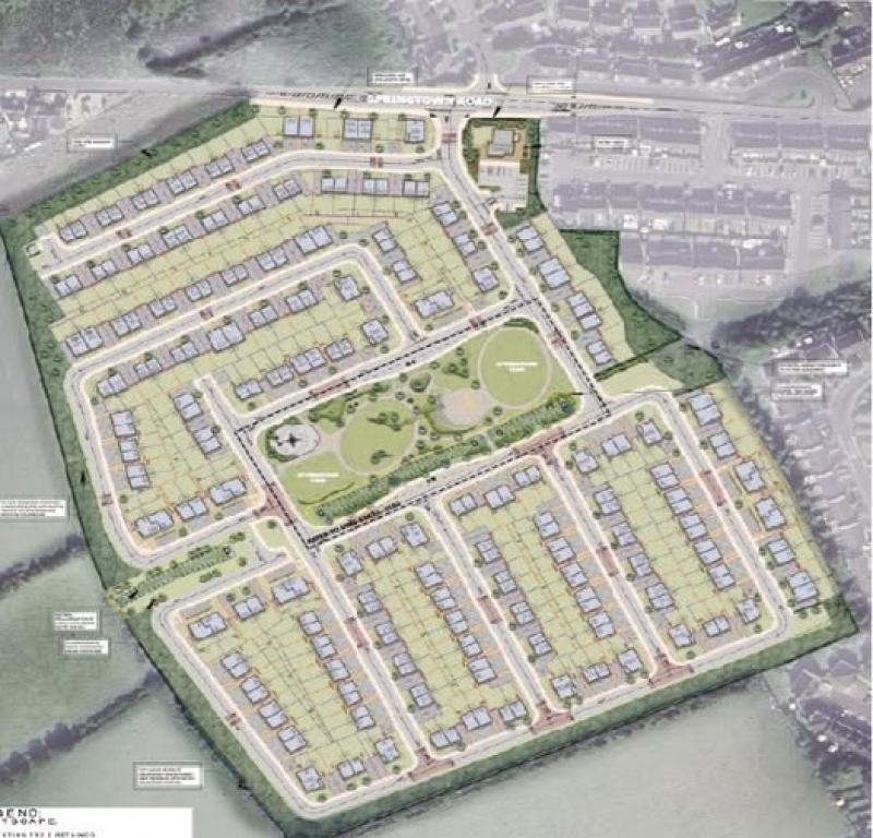 New development off the Springtown Road.