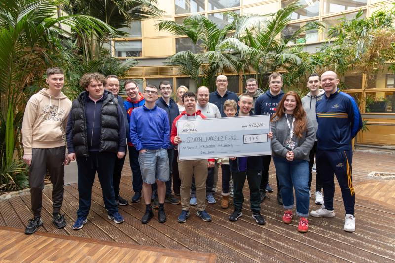 Dundalk IT students raise almost &euro;1,000 for hardship fund