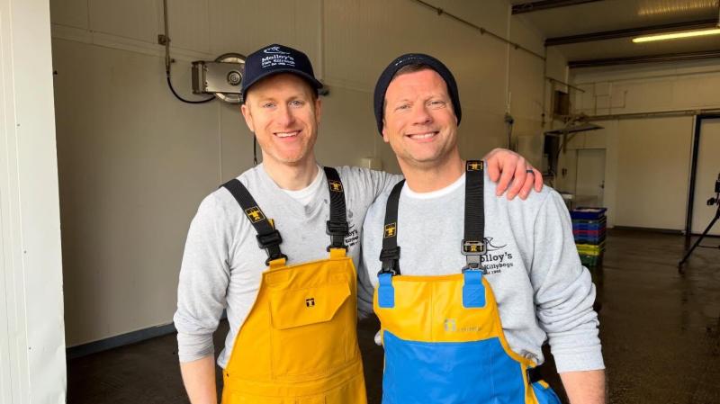 Presenter Dermot O&rsquo;Leary visits Donegal while filming a TV series 