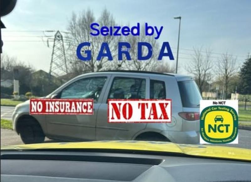 Kildare motorist had no insurance, tax or NCT