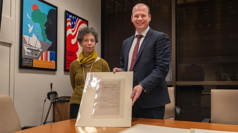 Historical US documents relating to Upperlands native to make their way across the Atlantic