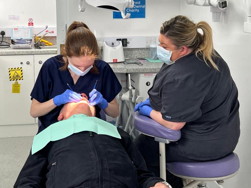 Mobile dental clinic supports people experiencing homelessness in Derry