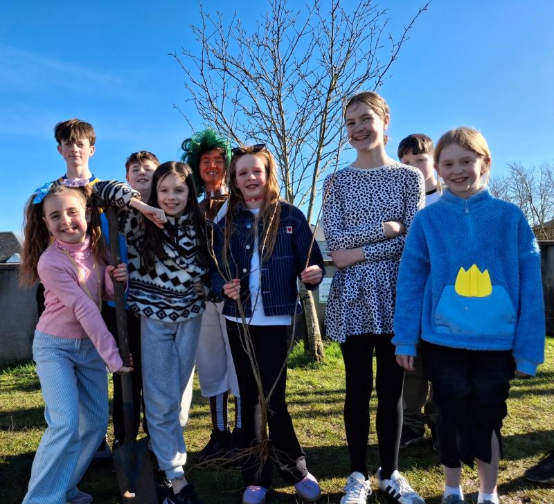 Longford group celebrates largest school tree planting initiative in country