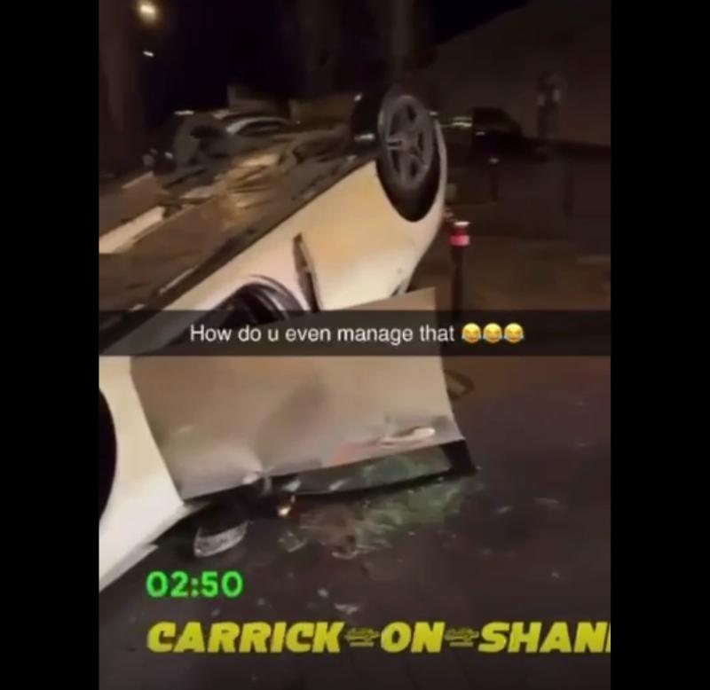 'How Does This Even Happen?' &mdash; Shock as car flips in early-morning on Carrick Main Street