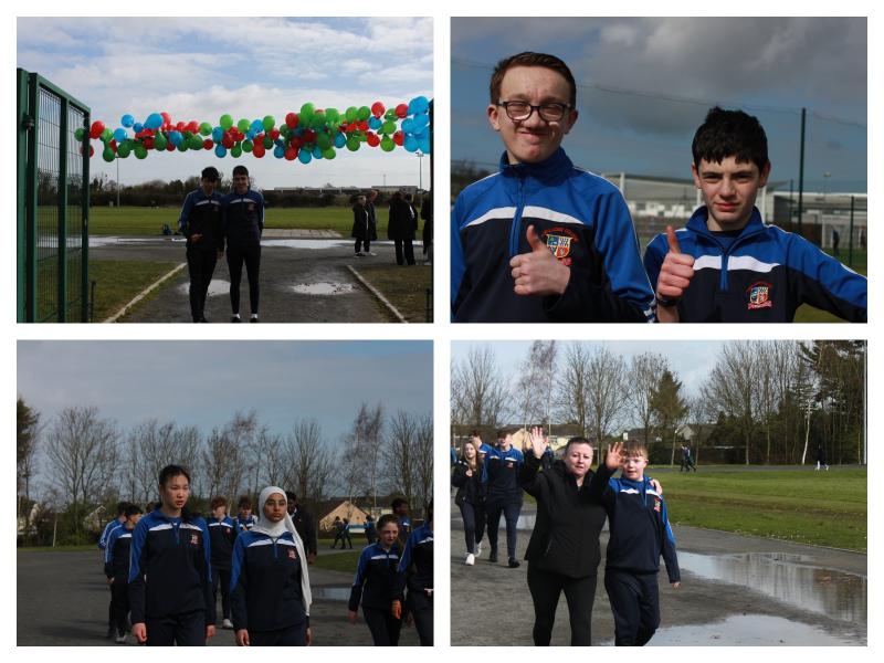 Laois students walk a whopping 4,000 kms for new school bus