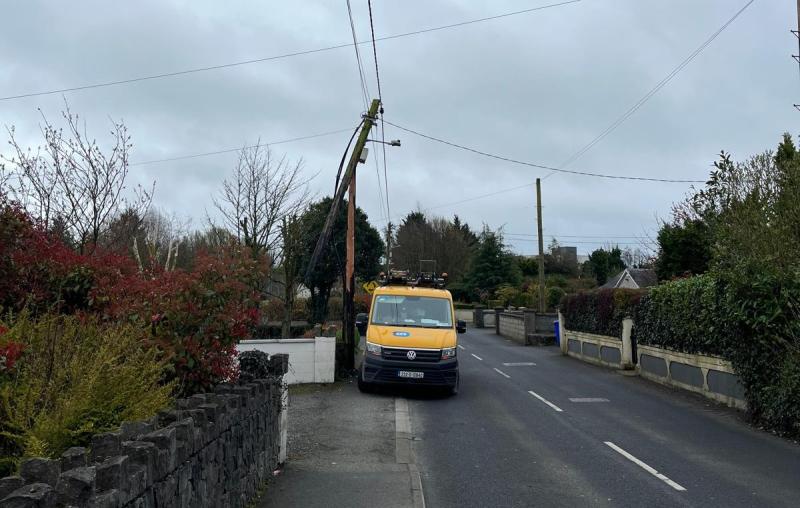 ESB crews working on repairs in Laois 